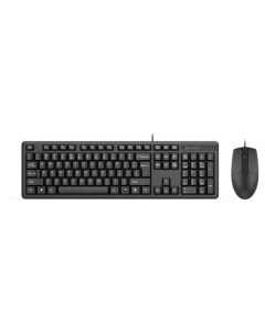 Клавиатура мышь KK 3330 клав черный мышь черный USB A4tech
