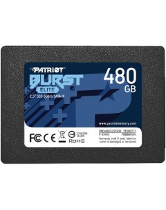 Твердотельный накопитель SSD 2 5 480 Gb Burst Elite Read 450Mb s Write 320Mb s 3D NAND TLC Patriòt