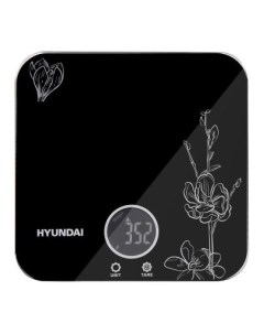 Весы кухонные HYS KG421 чёрный Hyundai