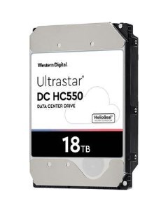 Жесткий диск WD Original SAS 3 0 18Tb 0F38353 WUH721818AL5204 Ultrastar DC HC550 7200rpm 512Mb 3 5 Western digital