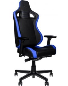 Игровое Кресло EPIC Compact NBL ECC PU BLU Hybrid Leather black blue Noblechairs