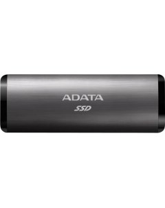 Внешний SSD диск 1 8 512 Gb USB 3 2 SE760 Titan Gray титановый серый Adata