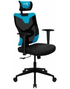 Кресло для геймеров GUARDIAN чёрный синий Aerocool