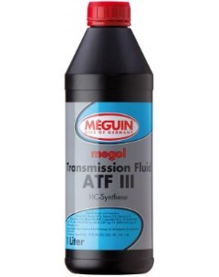 Минеральное трансмиссионное масло Transmission Fluid ATF III 1 л 4875 Meguin