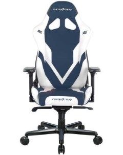 Кресло для геймеров G8200 синий белый Dxracer