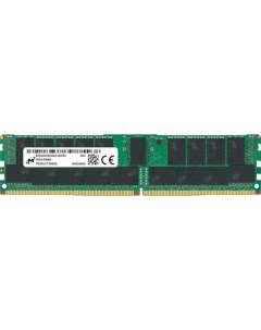 Оперативная память для компьютера 16Gb 1x16Gb PC4 25600 3200MHz DDR4 DIMM ECC Registered CL22 MTA18A Micron