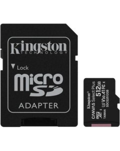 Флеш карта microSDHC 512GB Class10 SDCS2 512GB UHS I Canvas Select up to 100MB s с адапт Kingston