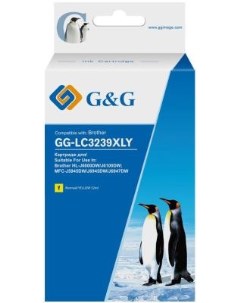 Картридж GG LC3239XLY для HL J6000DW J6100DW 5000стр Желтый G&g