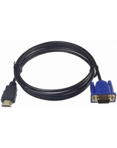 Кабель HDMI VGA 1 8м TA670 1 8M круглый черный Vcom telecom