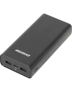 Внешний аккумулятор Power Bank 20000 мАч DGPQ20D черный DGPQ20D22PBK Digma