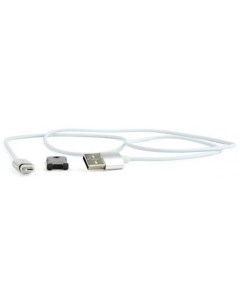Кабель microUSB 1м CC USB2 AMmUMM 1M круглый белый Cablexpert