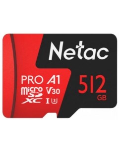 Карта памяти microSDXC 512Gb P500 Extreme Pro NT02P500PRO 512G S Netac