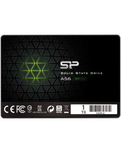 Твердотельный накопитель SSD 2 5 1 Tb A56 Read 500Mb s Write 490Mb s 3D NAND TLC Silicon power