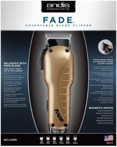 Машинка для стрижки волос US 1 Fade Adjustable Blade Clipper позолоченный Andis