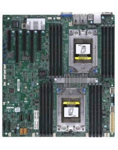Материнская плата MBD H11DSI B Socket SP3 System on Chip SoC 16xDDR4 2xPCI E 16x 3xPCI E 8x 10 EATX  Supermicro