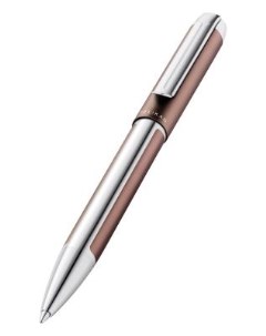 Ручка шариковая Elegance Pura K40 PL817424 коричневый серебристый карт уп Pelikan