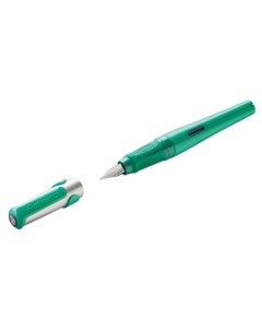 Ручка перьевая o PL802963 зеленый F перо сталь нержавеющая для правшей карт уп Pelikan
