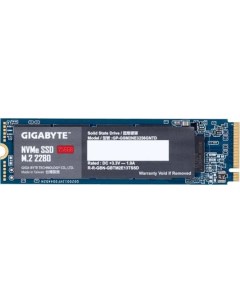 Твердотельный накопитель SSD M 2 256 Gb NVMe SSD Read 1700Mb s Write 1100Mb s 3D NAND TLC GP GSM2NE3 Gigabyte