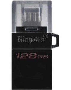 Флешка 128Gb DTDUO3G2 USB 3 0 черный Kingston