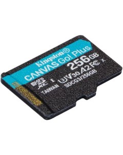Карта памяти micro SDXC 256Gb Canvas Go Plus UHS I U3 A2 170 90 MB s SDCG3 256GBSP Kingston