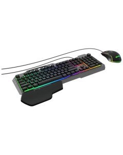 Клавиатура мышь Оклик GMNG 700GMK клав черный мышь черный USB Multimedia LED Oklick