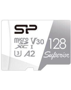 Флеш карта microSD 128GB Superior Pro A2 microSDXC Class 10 UHS I U3 Colorful 100 80 Mb s SD адаптер Silicon power