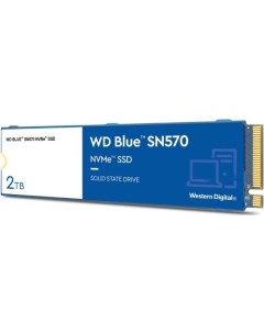 Твердотельный накопитель SSD M 2 2 Tb WDS200T3B0C Read 3500Mb s Write 3500Mb s 3D NAND Western digital