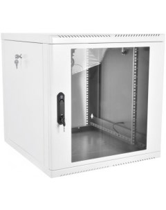 Шкаф телекоммуникационный настенный разборный 9U 600х520 съемные стенки дверь стекло Цмо