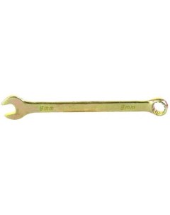 Ключ комбинированный 8 мм желтый цинк Сибртех