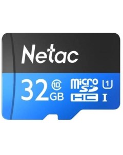 Флеш карта microSDHC 32GB P500 NT02P500STN 032G S без SD адаптера 80MB s Netac