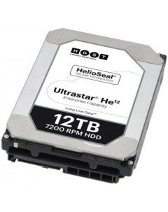 Жесткий диск 3 5 12Tb 7200rpm Western Digital Ultrastar HE12 SATAIII HUH721212ALE604 0F30146 Hgst