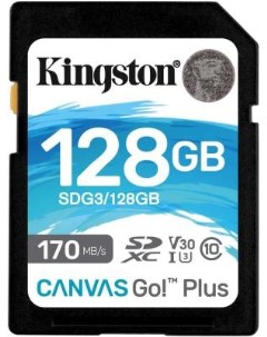 Карта памяти SD XC 128Gb SDG3 128GB Kingston