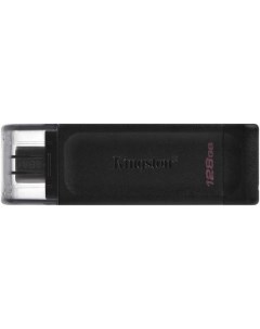 Флешка 128Gb DataTraveler 70 USB Type C черный Kingston
