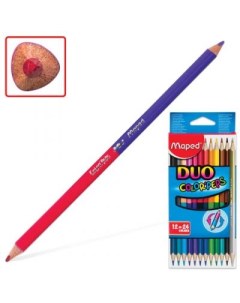 Набор цветных карандашей Color Pep s 12 шт 175 мм двухсторонние Maped