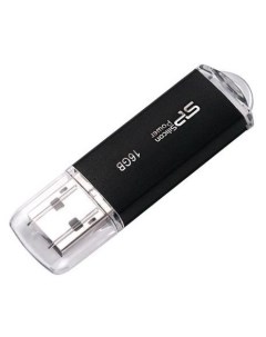 Внешний накопитель 16GB USB Drive USB 2 0 Ultima II Black I series SP016GBUF2M01V1K Silicon power