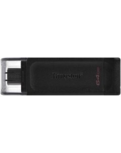 Флешка 32Gb DataTraveler 70 USB Type C черный Kingston