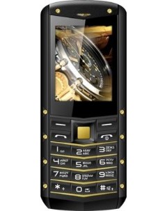 Мобильный телефон TM 520R черный жёлтый Texet