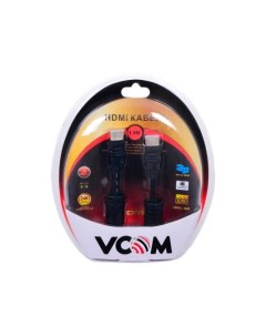 Кабель Vcom HDMI 19M M ver 1 4 3D 1 8m позолоченные контакты 2 фильтра VHD6020D 1 8MB Blister Vcom telecom
