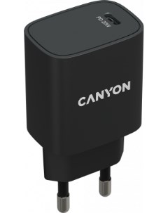 Зарядное устройство CNE CHA20B02 USB C 3 А черный Canyon