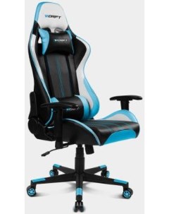 Игровое Кресло DR175 PU Leather black blue white Drift