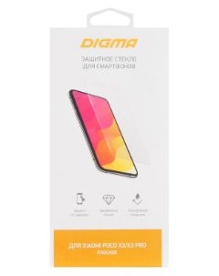 Защитное стекло для экрана для Xiaomi Poco X3 X3 Pro прозрачная 1шт DGG1XPX3AA Digma