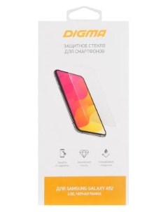 Защитное стекло для экрана черный для Samsung Galaxy A52 2 5D 1шт DGG2SAA52A Digma