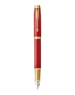Ручка перьев IM Premium F318 2143650 Red GT F сталь нержавеющая подар кор Parker