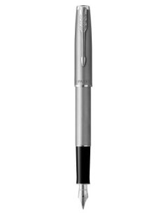 Ручка перьев Sonnet Essential Sandblast F546 2146873 Stainless Steel CT F сталь нержавеющая подар ко Parker