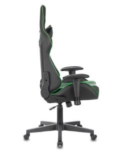 Кресло игровое VIKING ZOMBIE A4 GN черный зеленый искусственная кожа Бюрократ