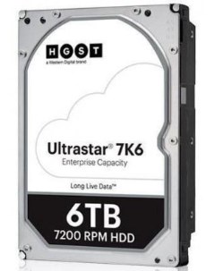 Жесткий диск 3 5 6 Tb 7200rpm 256Mb cache Ultrastar DC 7K6 SAS Hgst