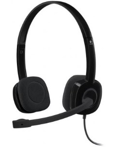 Гарнитура Stereo Headset H151 черный 981 000589 Logitech
