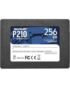 Твердотельный накопитель SSD 2 5 256 Gb P210 Read 500Mb s Write 400Mb s 3D NAND TLC P210S256G25 Patriòt