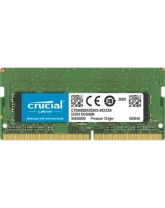 Оперативная память для ноутбука 32Gb 1x32Gb PC4 25600 3200MHz DDR4 SO DIMM Unbuffered CL22 Basics La Crucial