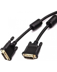 Кабель DVI 1 5м ACG442GD 1 5M круглый черный Aopen